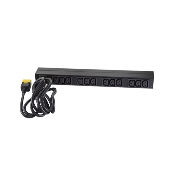 APC Rack-PDU Basic, einphasig, 12× IEC C13, 16 A, Stecker IEC C20, 1U horizontal, 3,7 kW