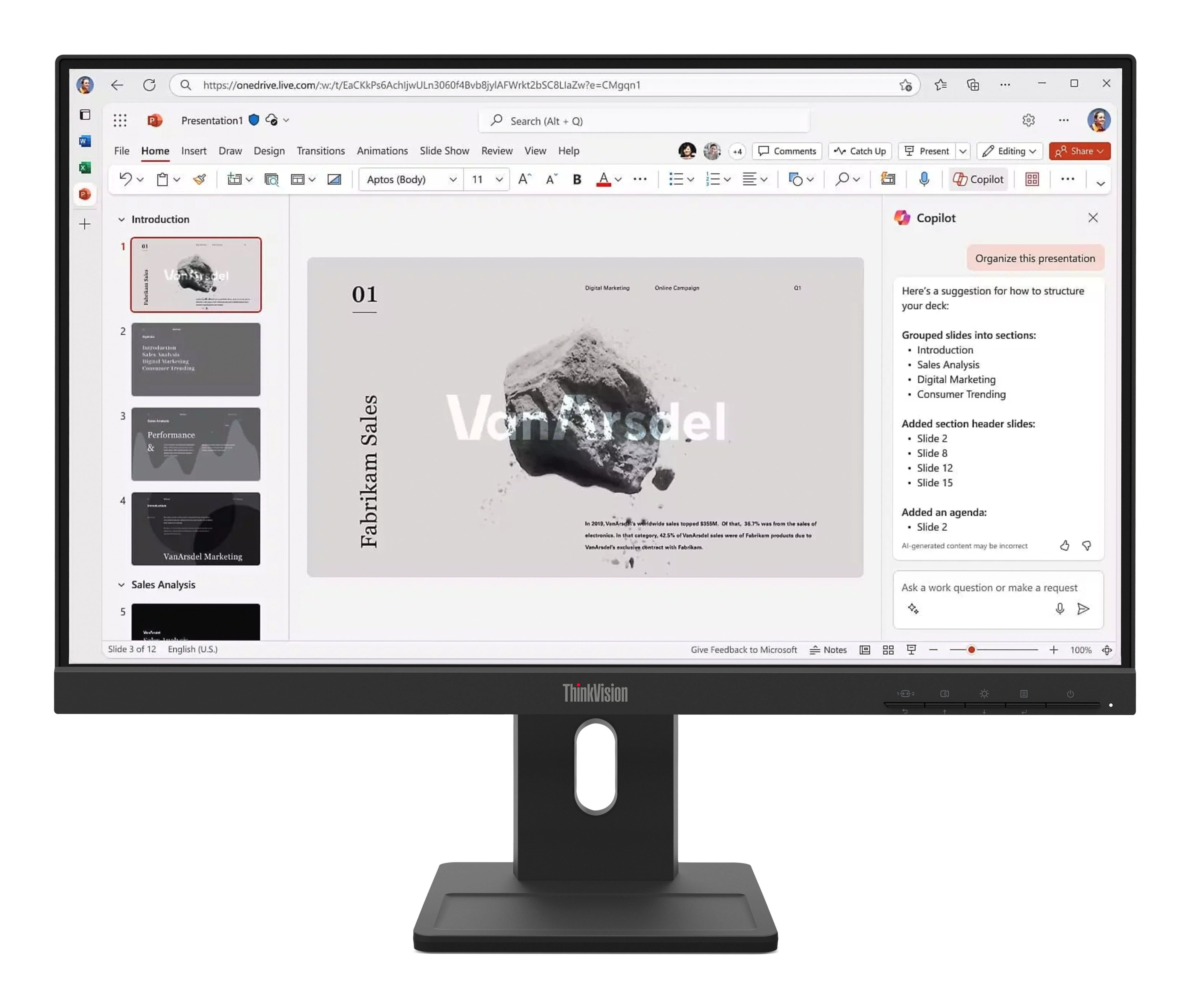 Lenovo ThinkVision E22-40 – 21,5", 1920 × 1080 (Full HD), IPS, 100 Hz