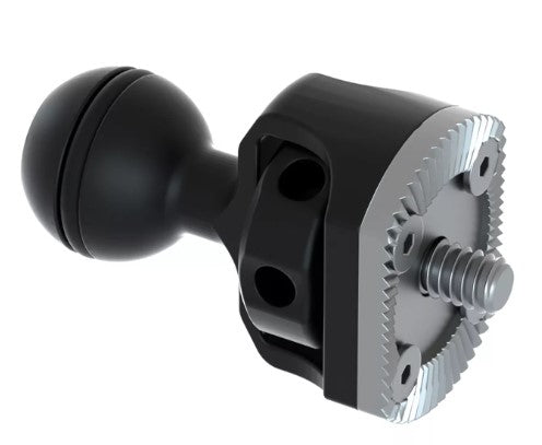 Tilta TA-AR-BJ Rosette Kugelgelenk – Aluminium/Edelstahl, 76,2 × 50,8 × 50,8 mm, 77 g – Schwarz