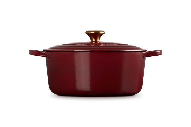 Le Creuset Kochtopf Signature – 6,7 l, Ø 29,7 cm, Gusseisen, Emaille, für Induktion, Gas, Glaskeramik und mehr
