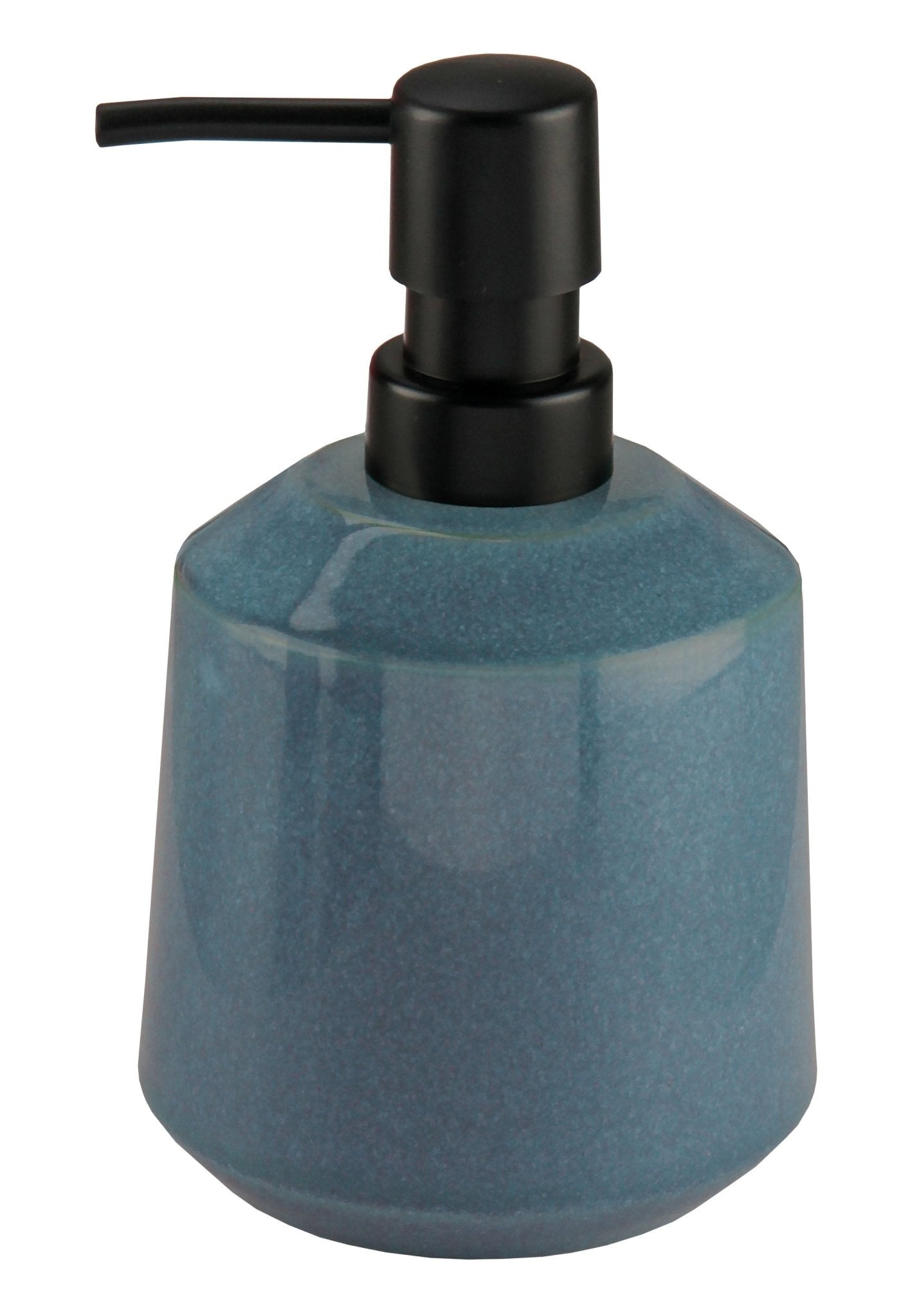 Kleine Wolke Seifenspender Mystic – 0,44 l, 100% Steinzeug, freistehend, Navy