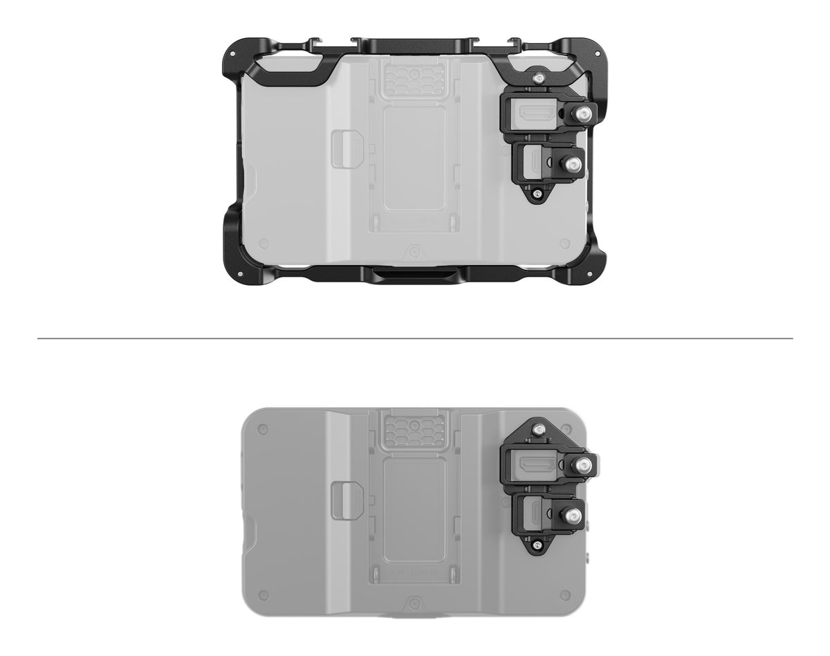 SmallRig 5030 Kamera-Monitorkäfig – 166,2 × 24,7 × 107,1 mm, Aluminium – für Atomos Shinobi II – Schwarz