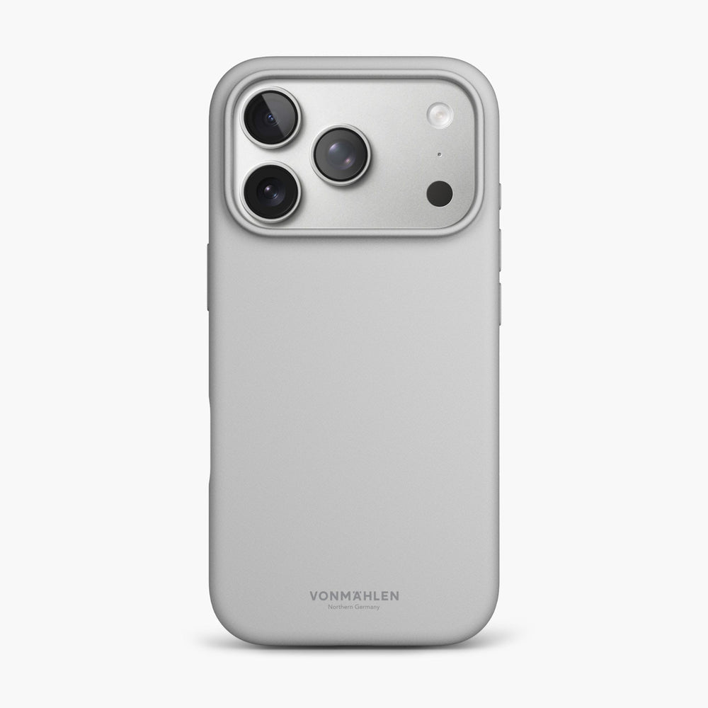 Vonmählen Backcover – für Apple iPhone 17 Pro Max – hellgrau – Silikon, MagSafe-kompatibel