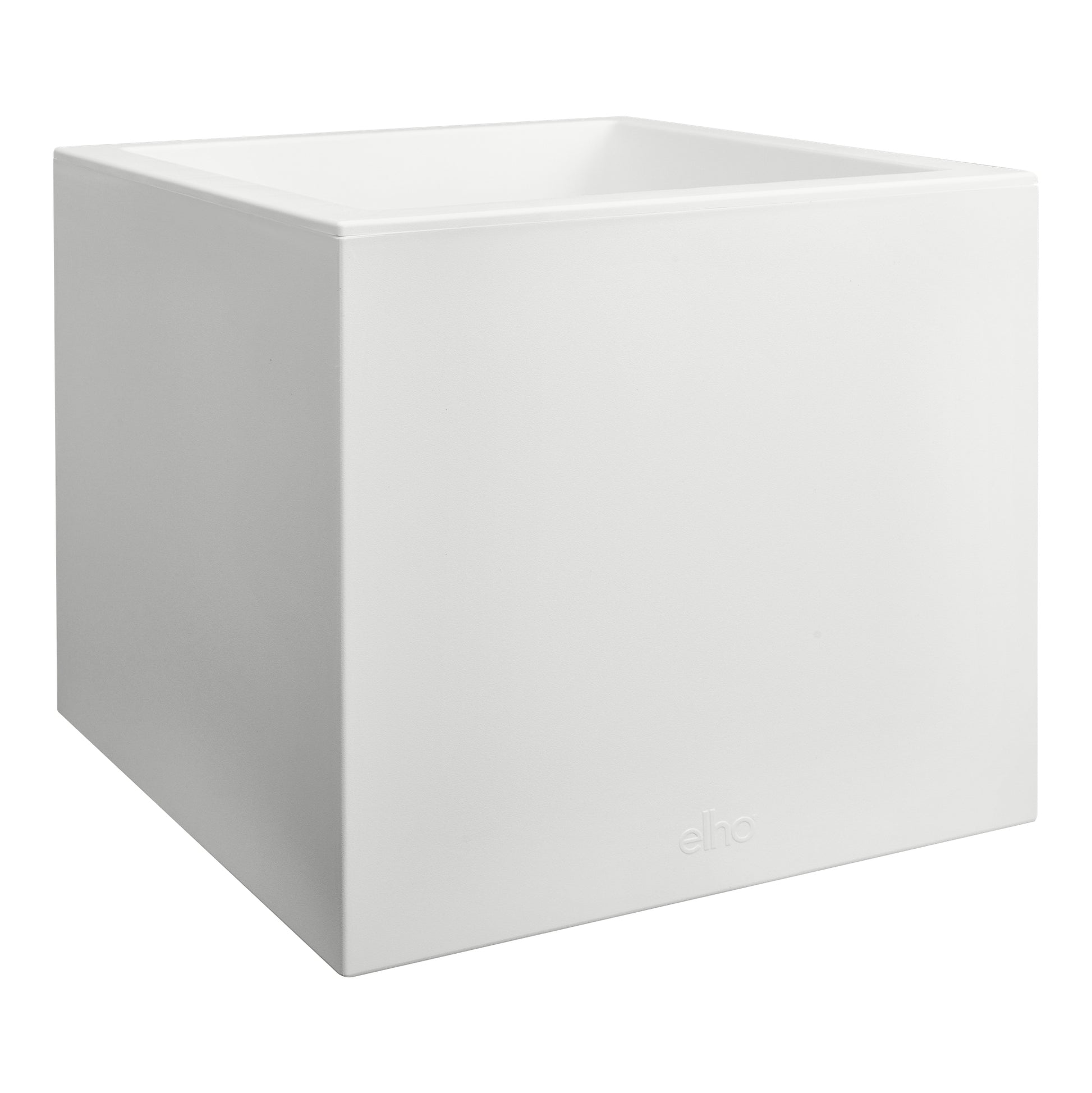elho Vivo Next Quadrat 30 Pflanztopf – 30 × 29 × 30 cm – Kunststoff, weiss