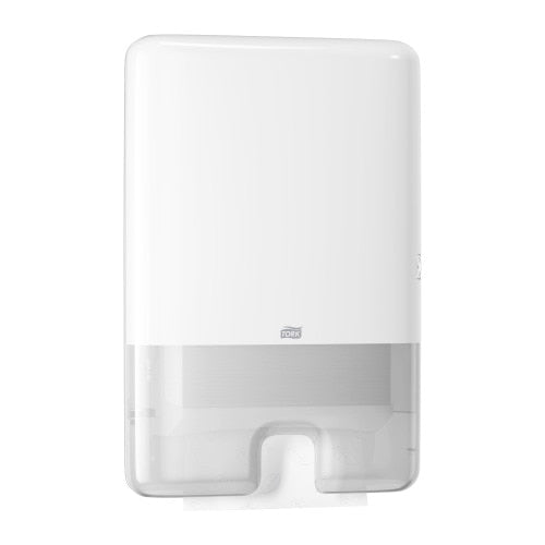 Tork Falthandtuchspender Elevation – für Tork H2, Kunststoff, Weiss, 302 × 444 × 102 mm