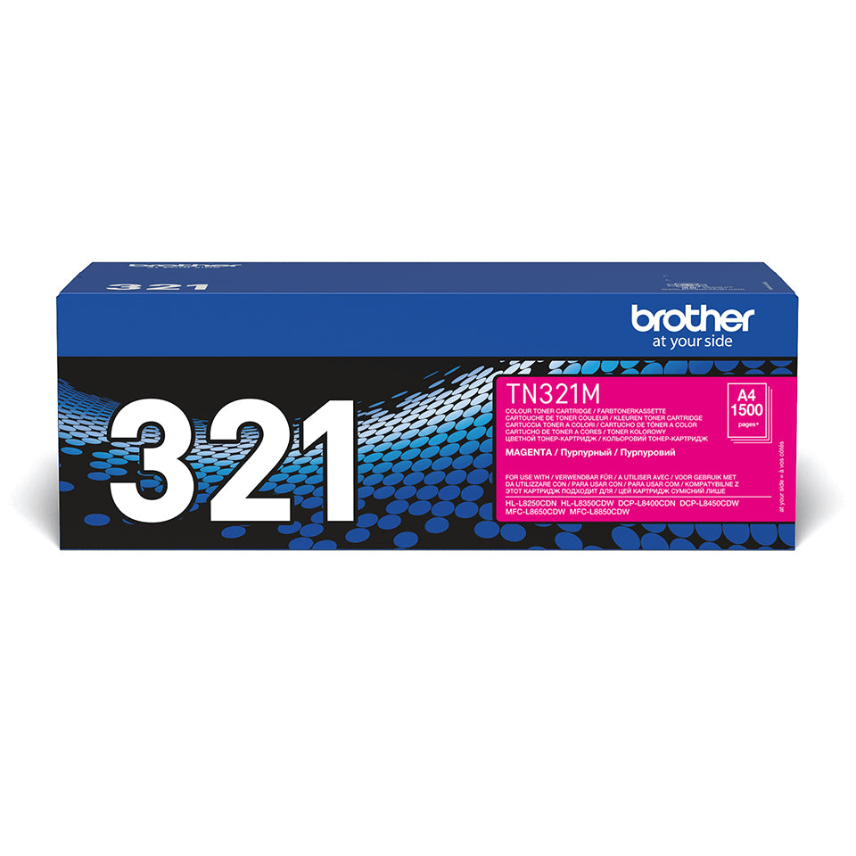 Brother Toner TN-321M – magenta, 1500 Seiten – für Brother HL-L8250CDN/HL-L8350CDW