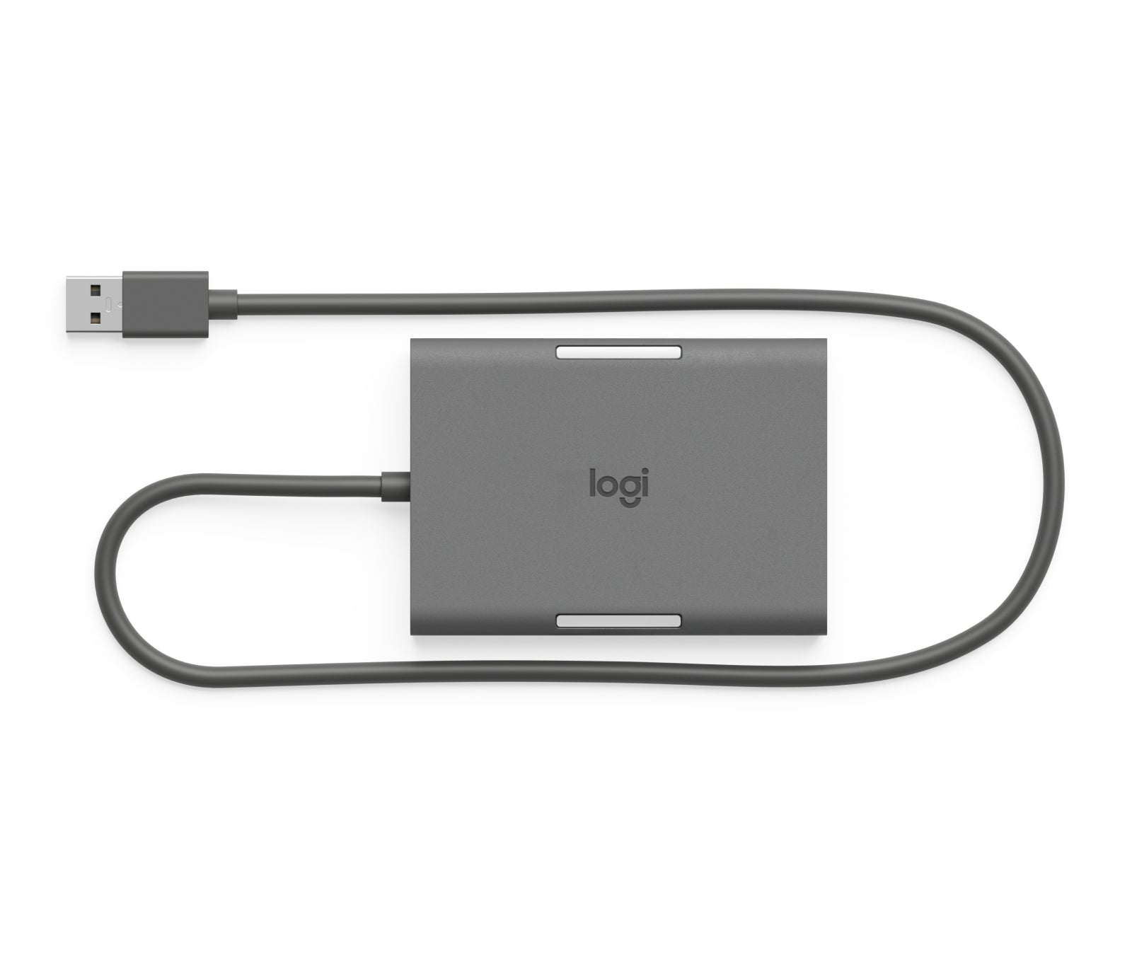 Logitech 952-000176 USB-A zu HDMI Adapter – für Windows, MacOS, Android, Graphit