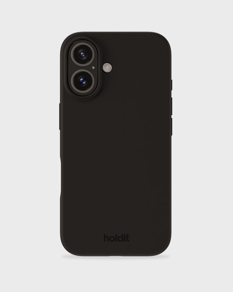 Holdit – Backcover – für Apple iPhone 16 Plus – Schwarz – Silikon