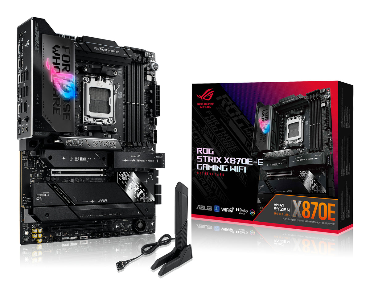 ASUS ROG STRIX X870E-E GAMING WIFI – Mainboard – AM5, AMD X870E, ATX, DDR5
