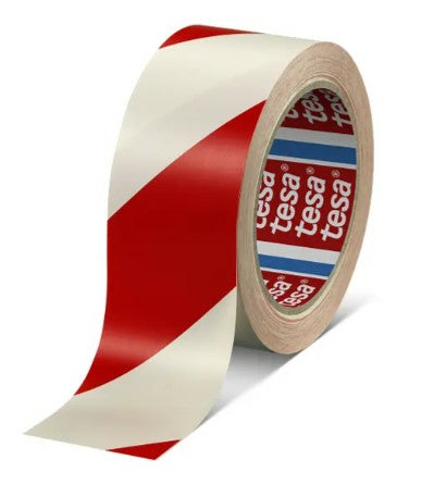 TESA Professionelles Malerband/Abdeckband – 50 mm × 33 m, weiss, PVC, wiederablösbar