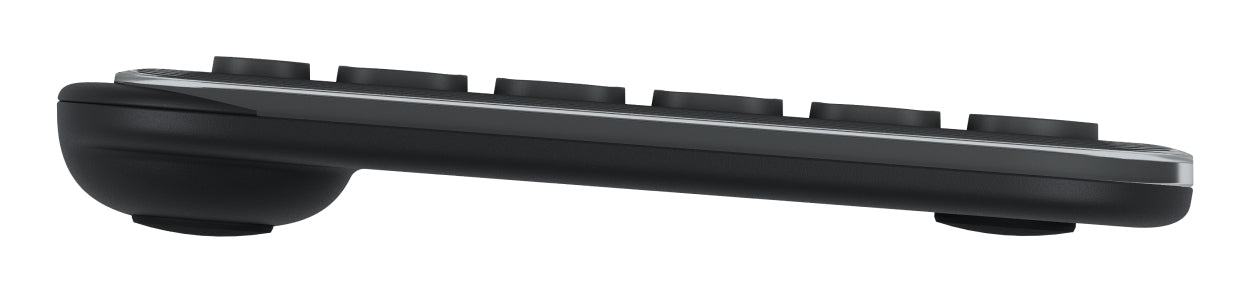 Logitech Pop Icon Keys – Mini Tastatur – Schere – Bluetooth – QWERTZ (DE) – Graphit – Ohne Ziffernblock