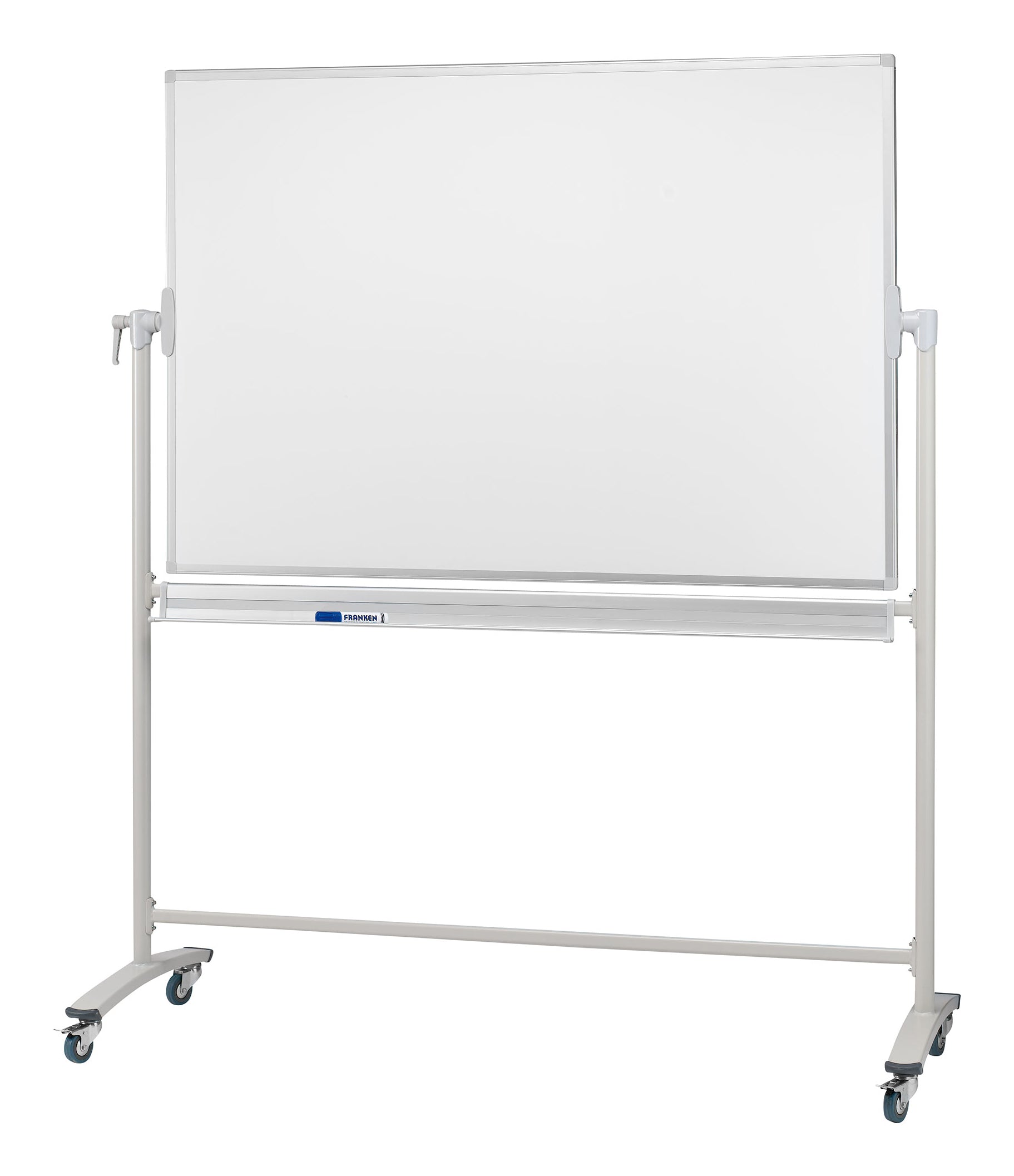 Franken Mobiles Whiteboard – Emaille, magnetisch, beidseitig – 180 × 120 cm
