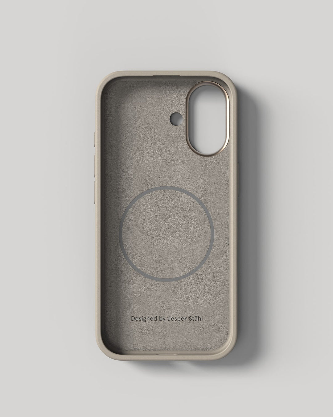 Nudient – Backcover Bold – für Apple iPhone 17 – beige – MagSafe-kompatibel