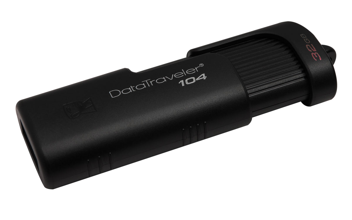 Kingston Technology Kingston DataTraveler 104 – 32 GB, USB Typ-A, USB 2.0 – für Windows, Mac, Linux und ChromeOS