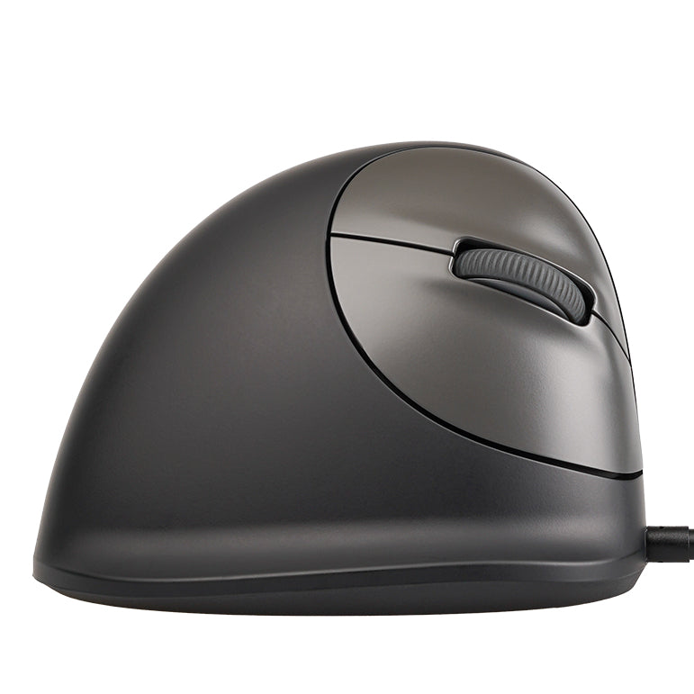 R-Go Tools Ergonomische Maus He Break – Maus – Kabelgebunden (USB‑A), 2400 DPI, Rechts, Schwarz