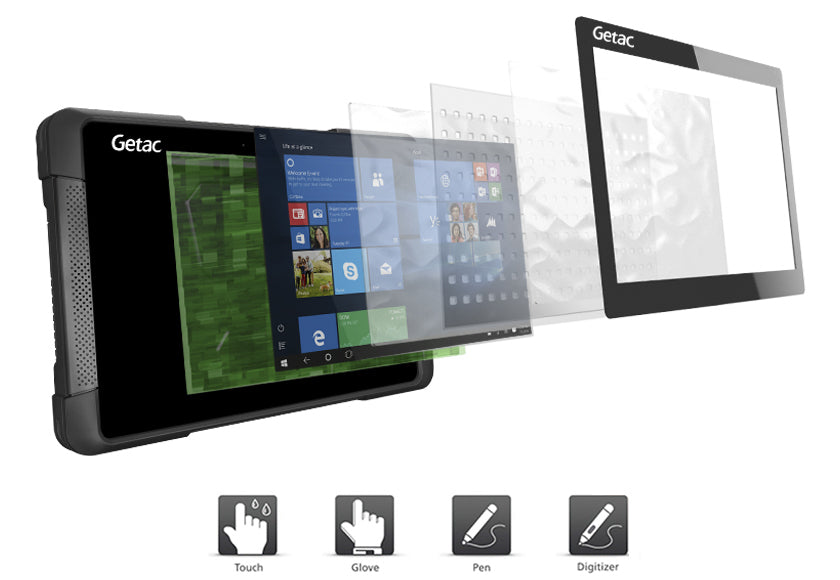 Getac T800G2 X7-Z8750 – 8.1", 128 GB, 8 GB RAM, WLAN + 4G, Windows 10 IoT