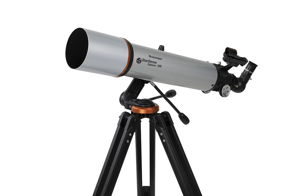 Celestron StarSense Explorer DX 102 – Refraktor, 102 mm Öffnung, 660 mm Brennweite, f/6,5, 240×, silber