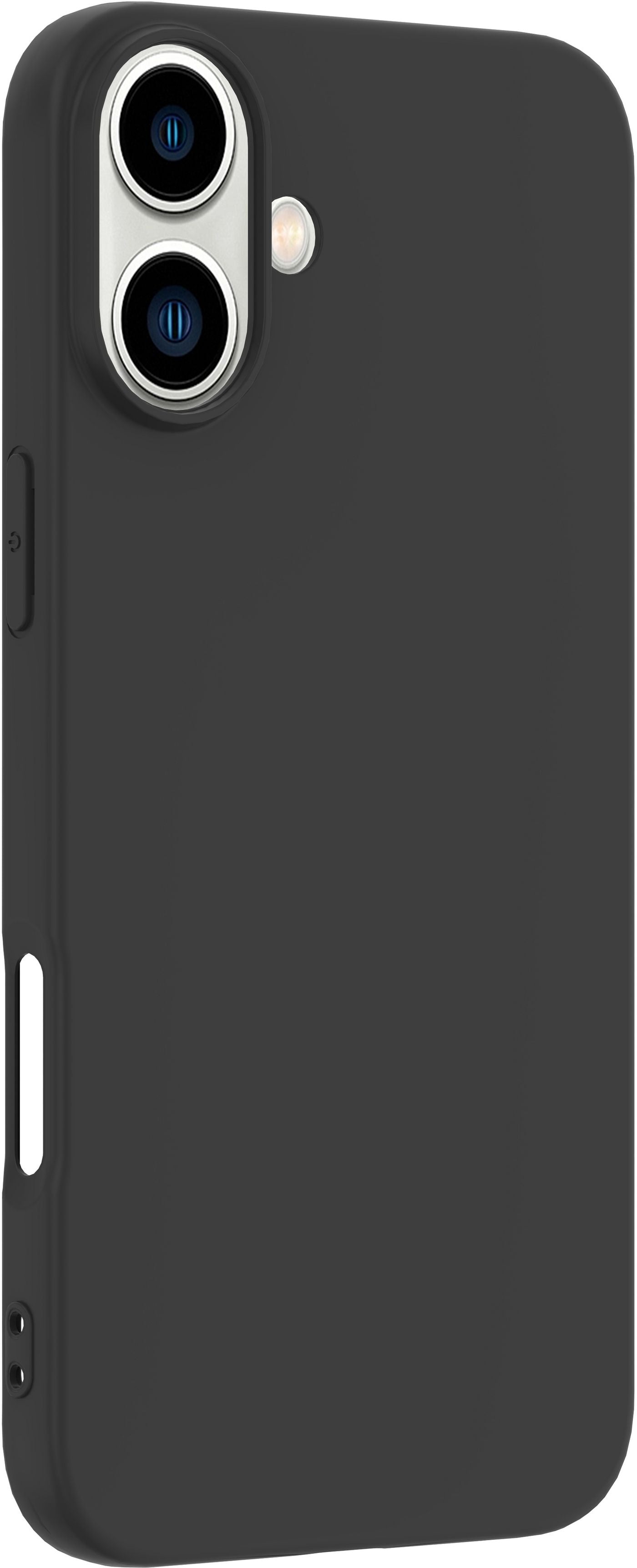eSTUFF INFINITE (GRS) VIENNA Backcover – für Apple iPhone 16, TPU, schwarz