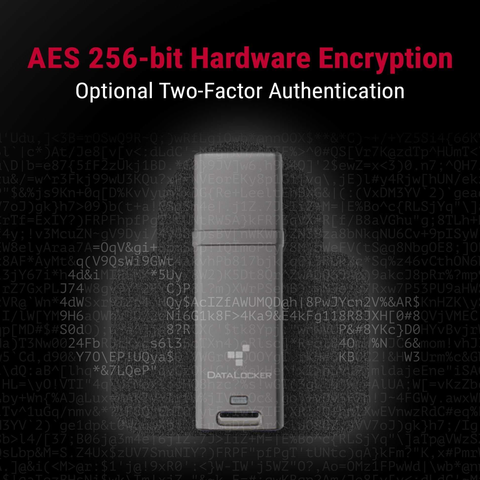 DataLocker DL GO – 4 GB USB Typ-A 3.2 Gen 2, 160/120 MB/s, 256-bit AES-XTS, FIPS 197, IP68