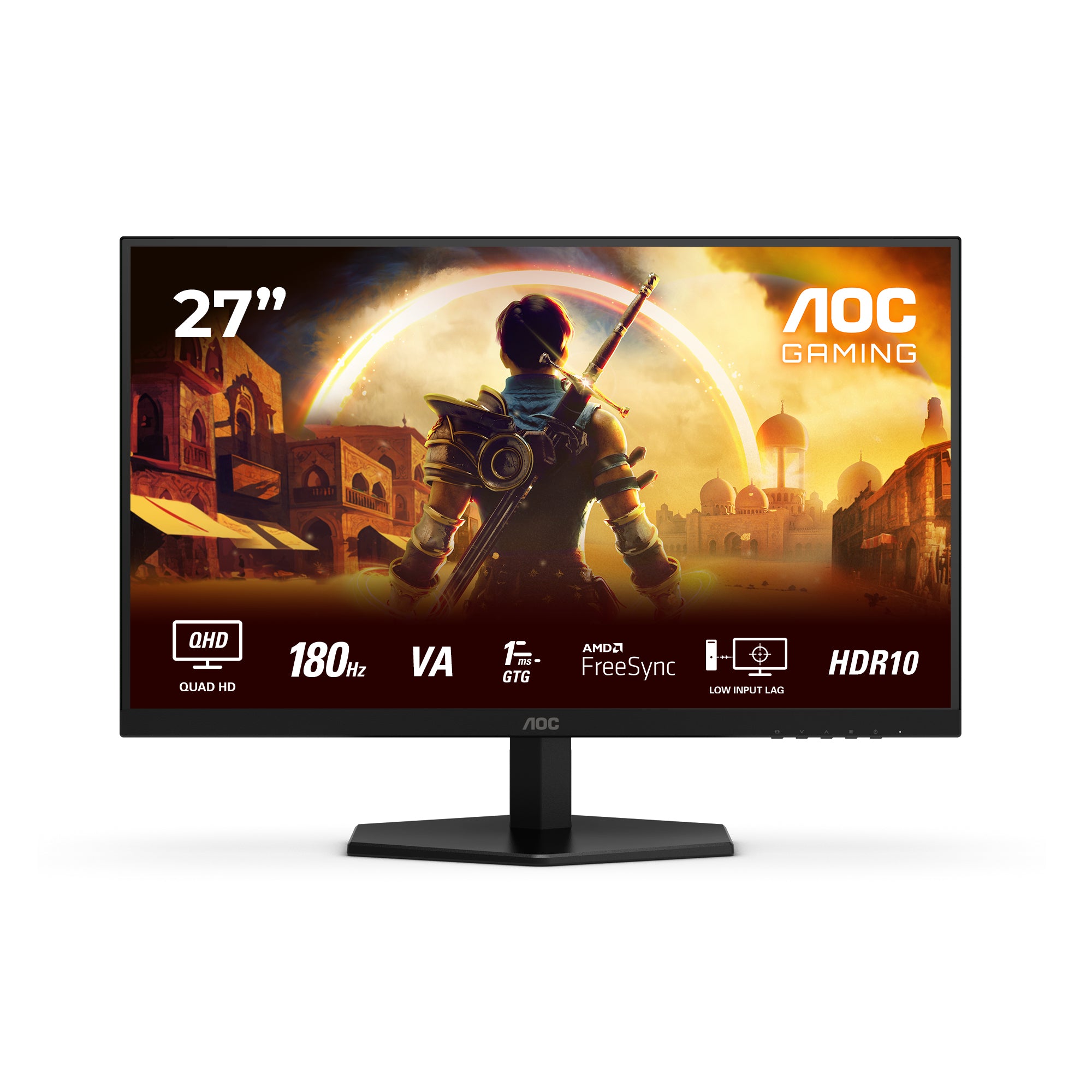AOC G4 Q27G42XNE – 27", 2560 × 1440 (WQHD), VA, 180 Hz, HDR10