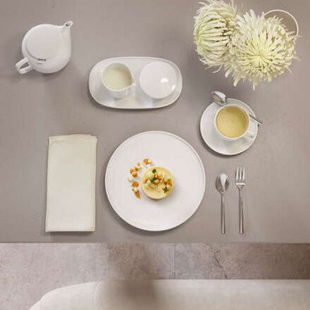 Villeroy & Boch Afina Milchkanne – 170 ml, 7,3 × 8,4 × 9,2 cm, Porzellan, Weiss