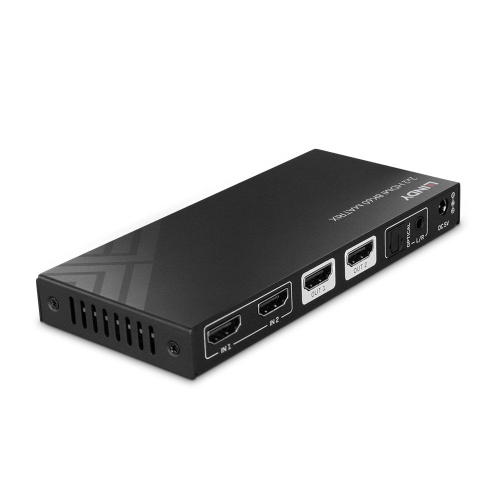 Lindy HDMI-Matrix 2×2, 8K
