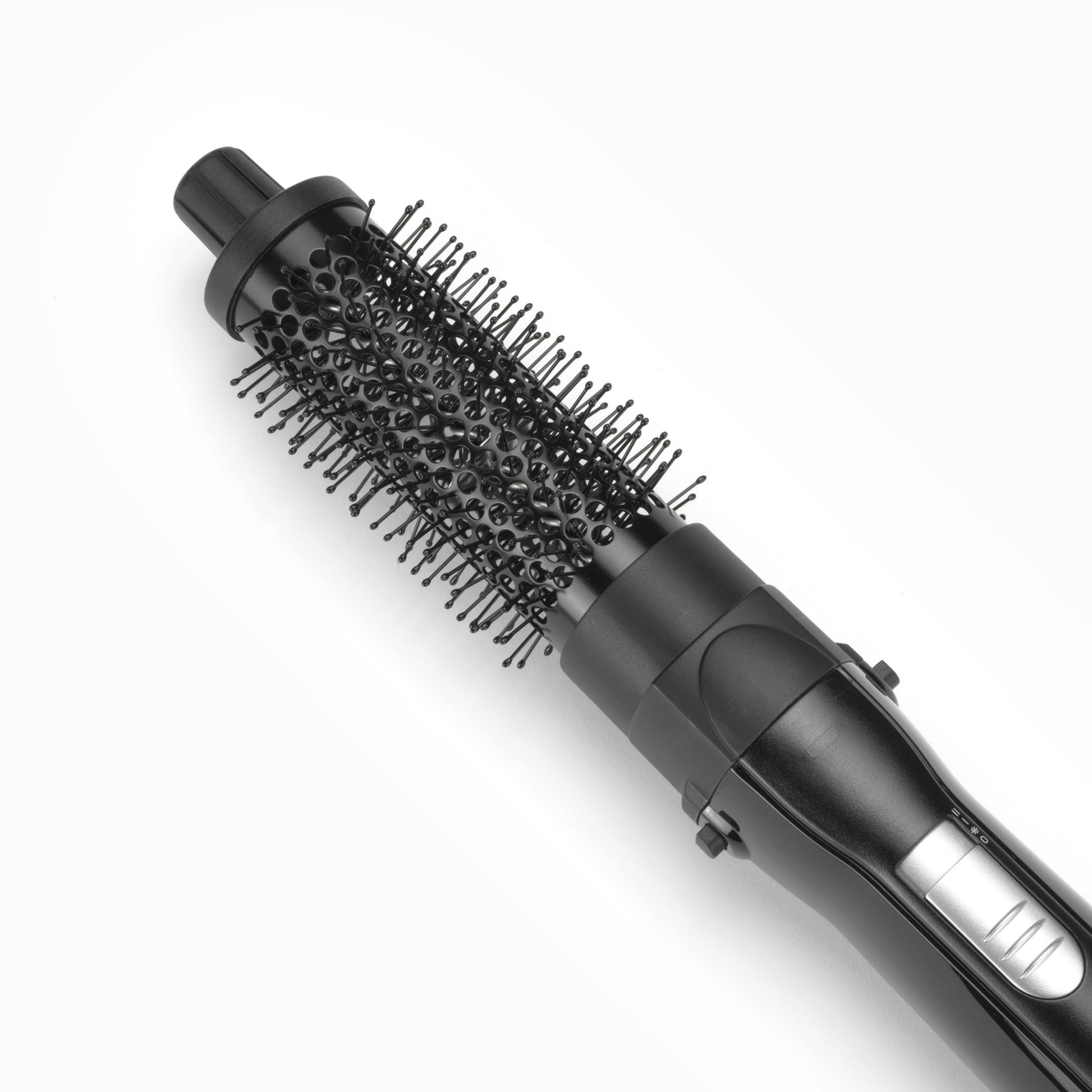 BaByliss Shape & Smooth Glättbürste AS82E – schwarz – Keramikbeschichtung, 800 W, 2 Aufsätze
