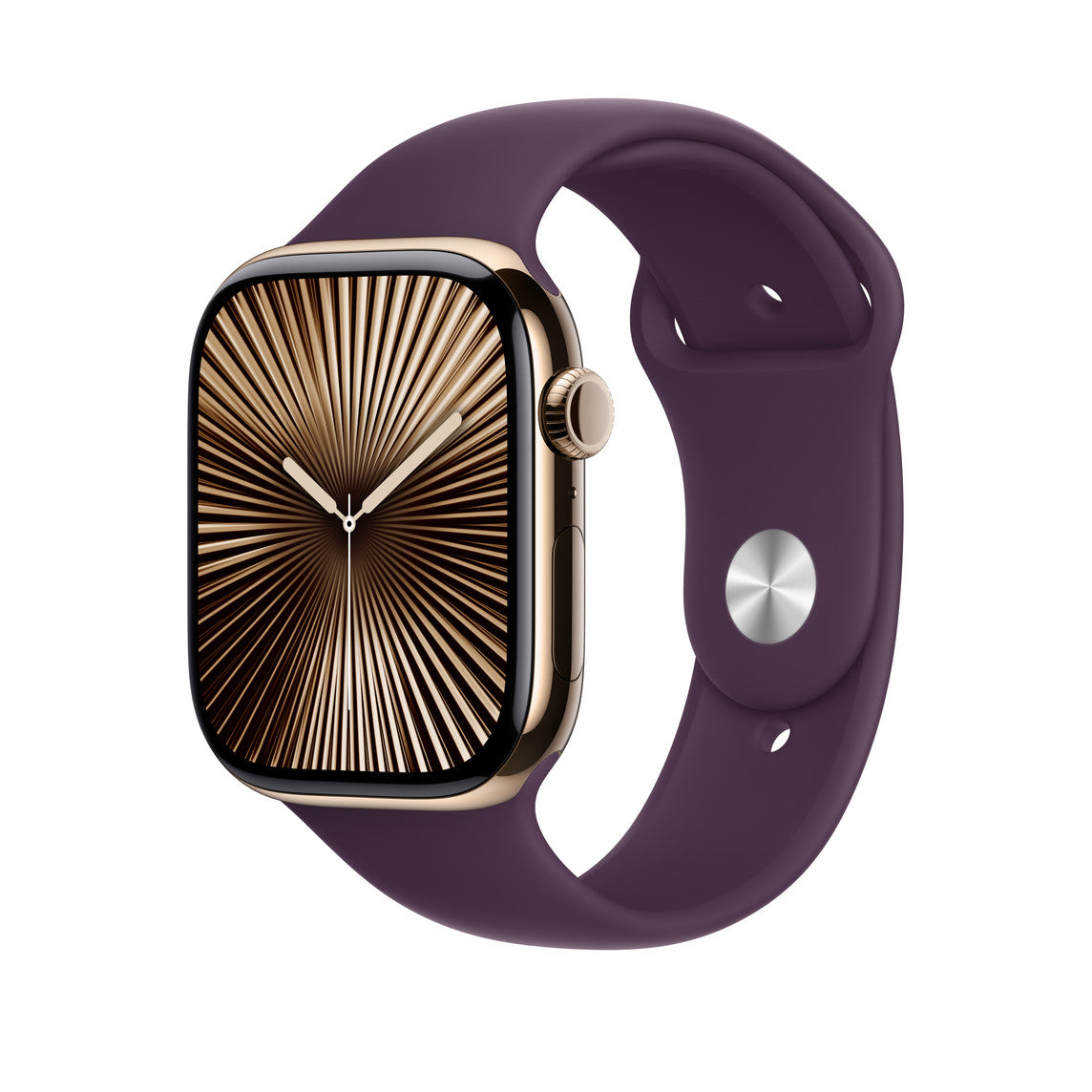 Apple Plum Sport Band – Armband – für Apple Watch 46 mm, Pflaume, M/L, Polymer