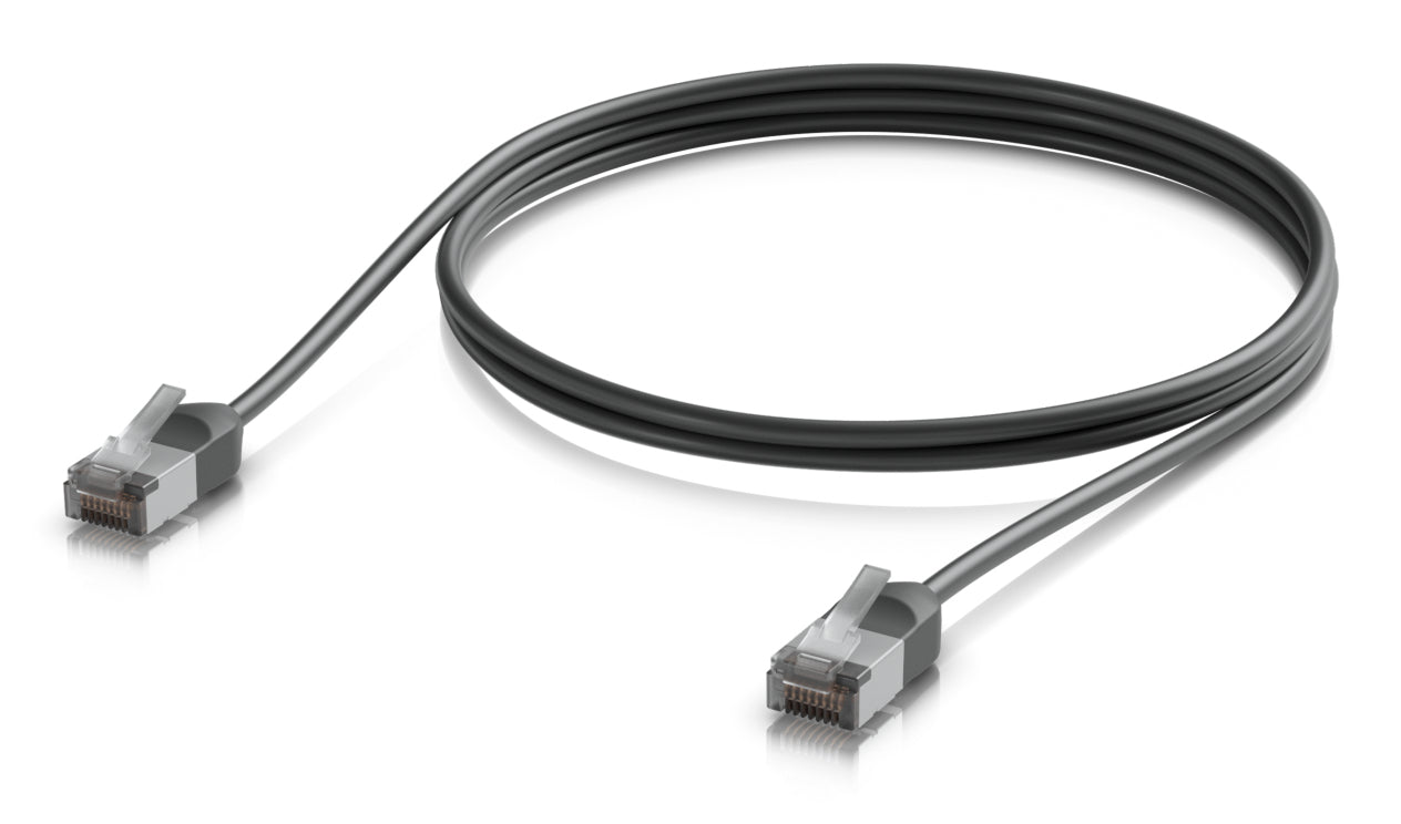 Ubiquiti Patchkabel – Cat6a F/UTP, 1 m, Schwarz, RJ-45