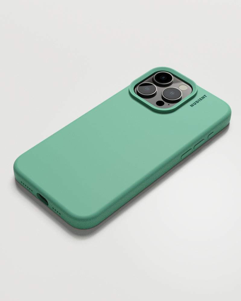 Nudient Backcover – für Apple iPhone 15 Pro Max, Silikon, Mintgrün