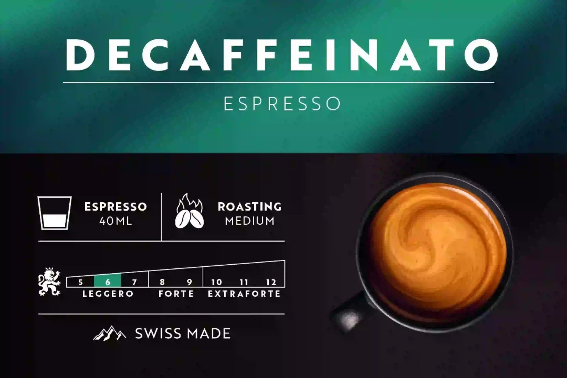 Café Royal Kapseln für Nespresso – Espresso, entkoffeiniert, Intensität 6, 100 Kapseln