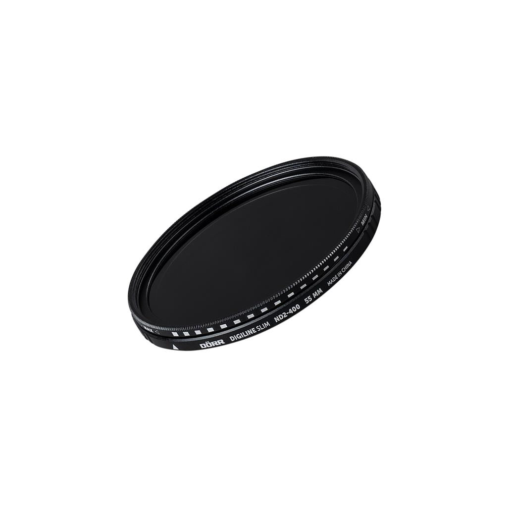 Dörr Digiline Slim ND2-400 Variabler Graufilter 55 mm – 1–8,5 Stufen – Schwarz