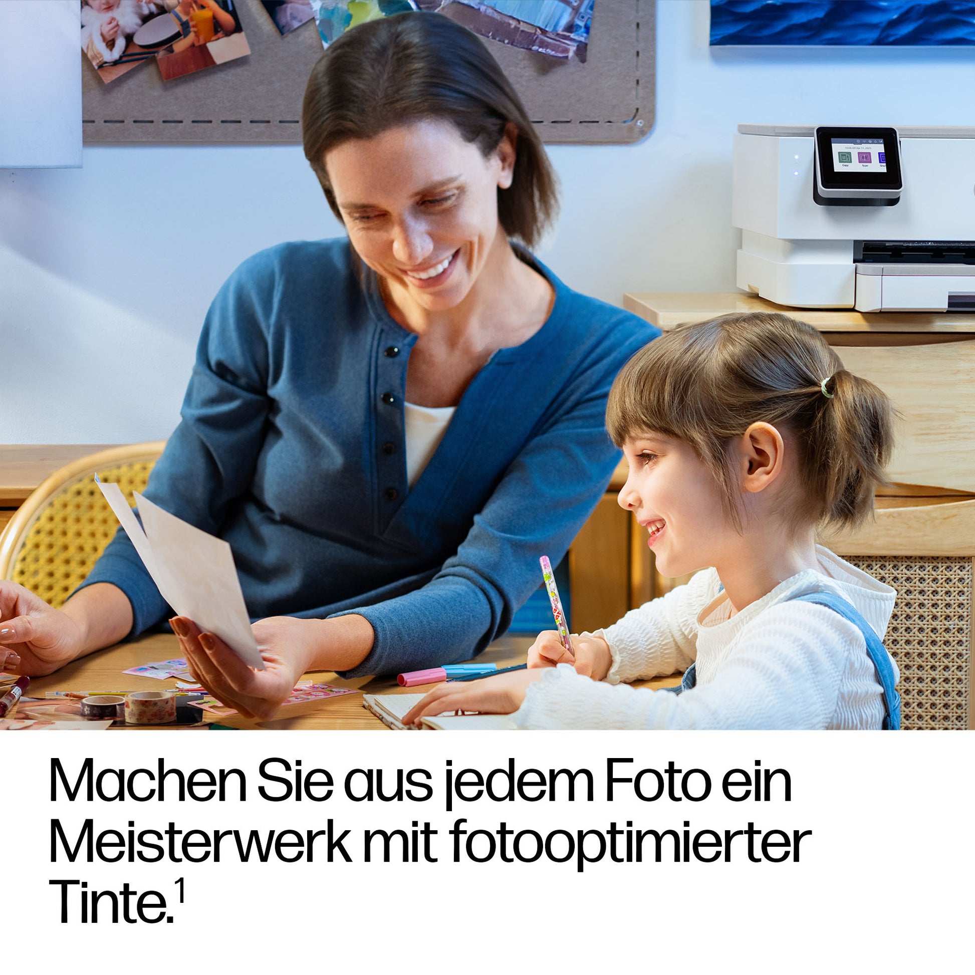 HP Envy Photo 7230 – Farbiger Tintenstrahl-MFP A4, 3-in-1 – USB/WLAN – Duplex, ADF – 15 Seiten/Min S/W, 10 Seiten/Min Farbe