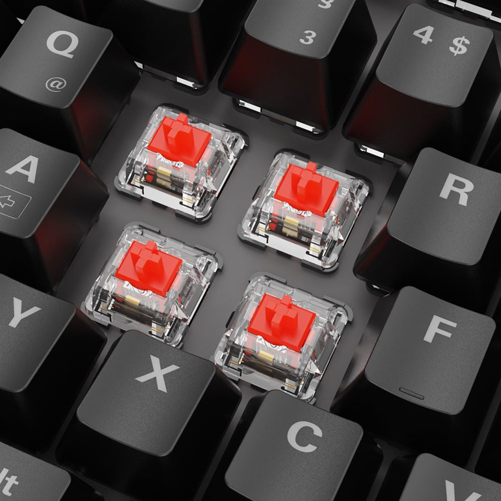 Sharkoon Skiller Mech SGK20 – Gaming-Tastatur – Mechanisch – Kabelgebunden – USB-A – QWERTZ (DE) – RGB