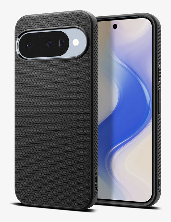 Spigen Liquid Air MagFit Backcover – für Google Pixel 10/10 Pro, TPU, Matt Schwarz