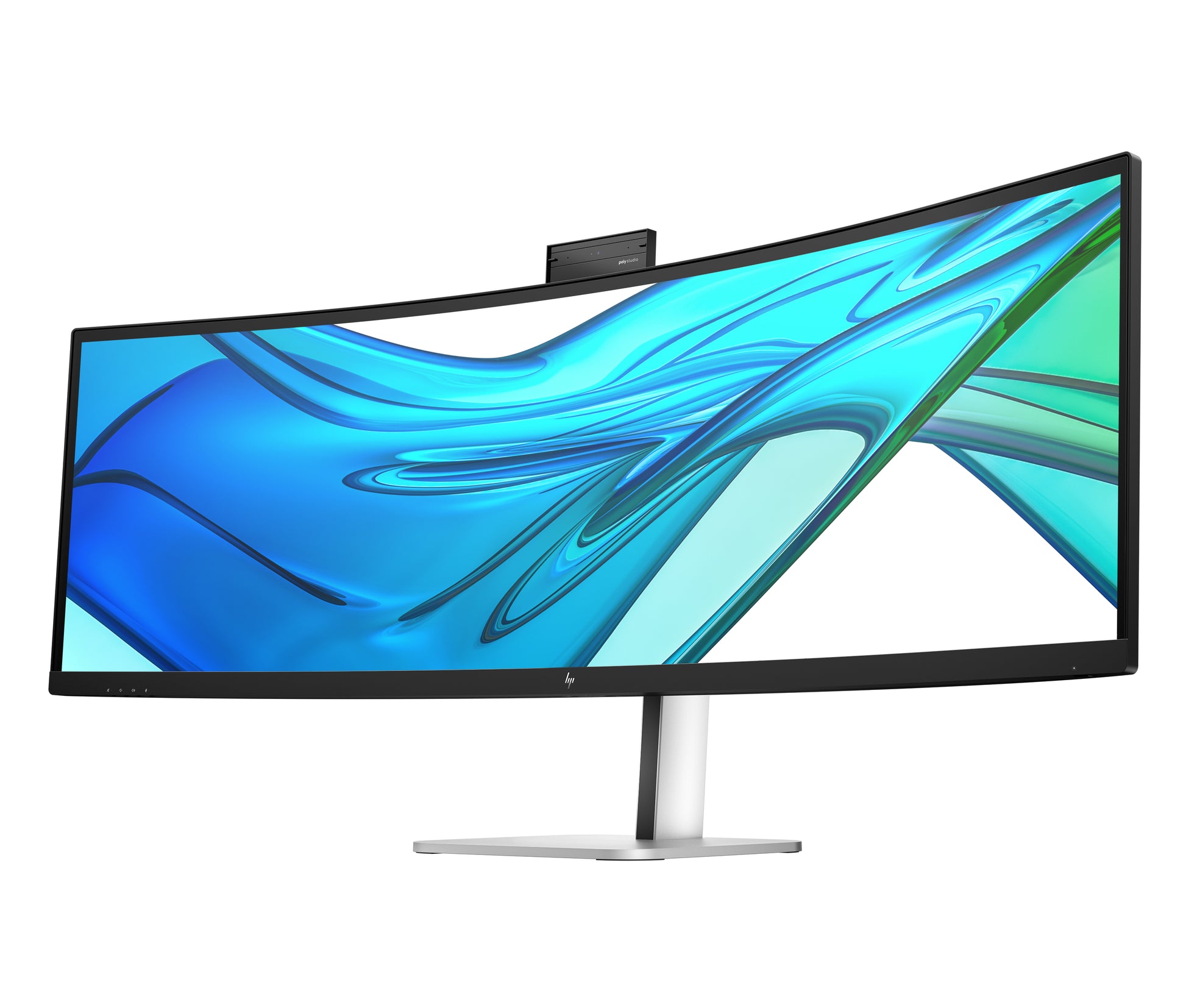 HP 549pm – 49" Curved, 5120 × 1440 (DQHD), VA, 165 Hz, USB-C 140 W, Webcam, LAN