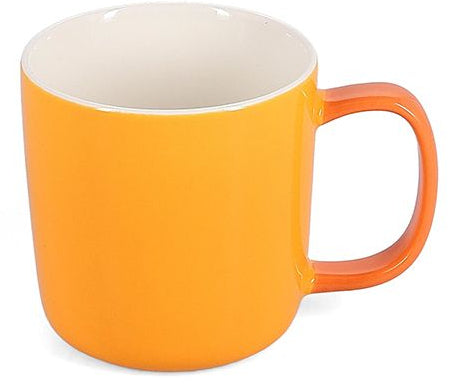 ONA Kaffeetasse – 370 ml, Ø 9,0 cm, Porzellan, Orange, spülmaschinenfest, mikrowellengeeignet