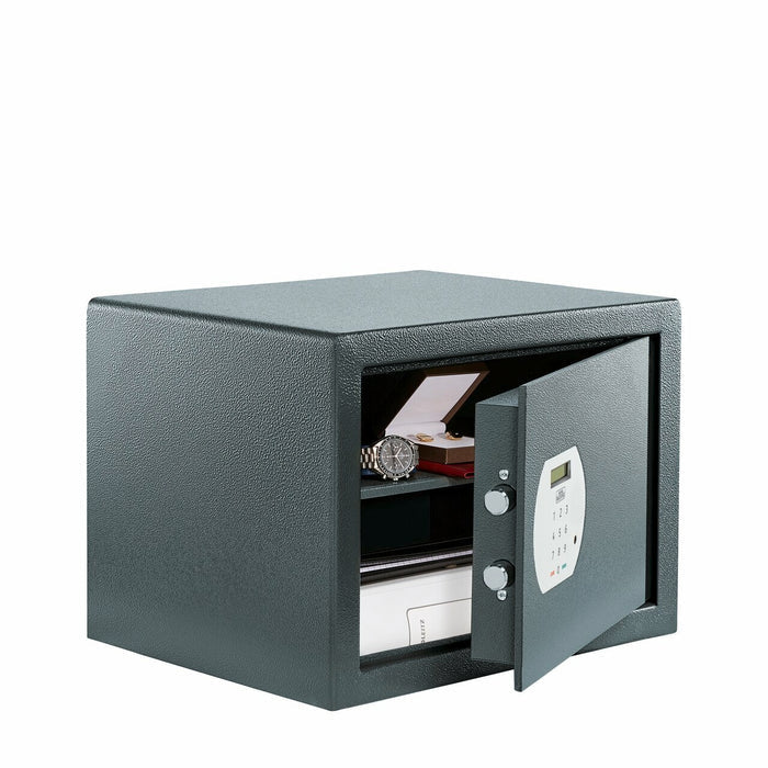 BURG-WÄCHTER Burgwächter Möbeltresor – mit Elektronikschloss, Stahl, grau, 440 × 350 × 320 mm