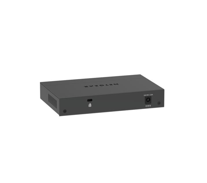 NETGEAR GS305Pv3 – Unmanaged Switch – 5× 1G, PoE+, PoE-Budget 63 W, Desktop