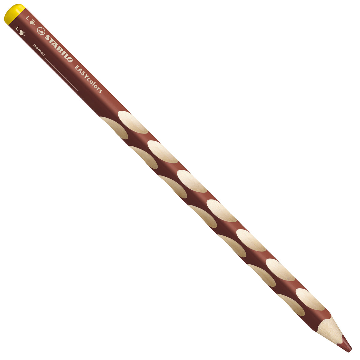 STABILO Buntstift Easycolors Linkshänder – Dreikant, Minen-Ø 4,2 mm, Einzelstift Hellbraun
