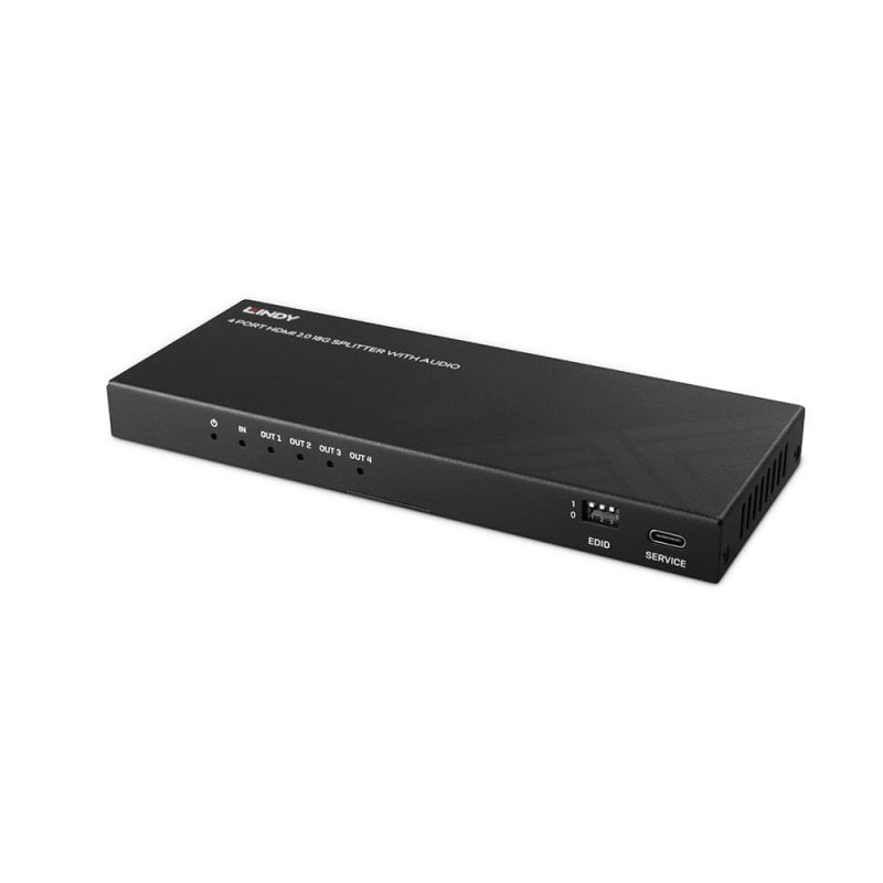 Lindy HDMI-Splitter, 1×4, 8K, Audio