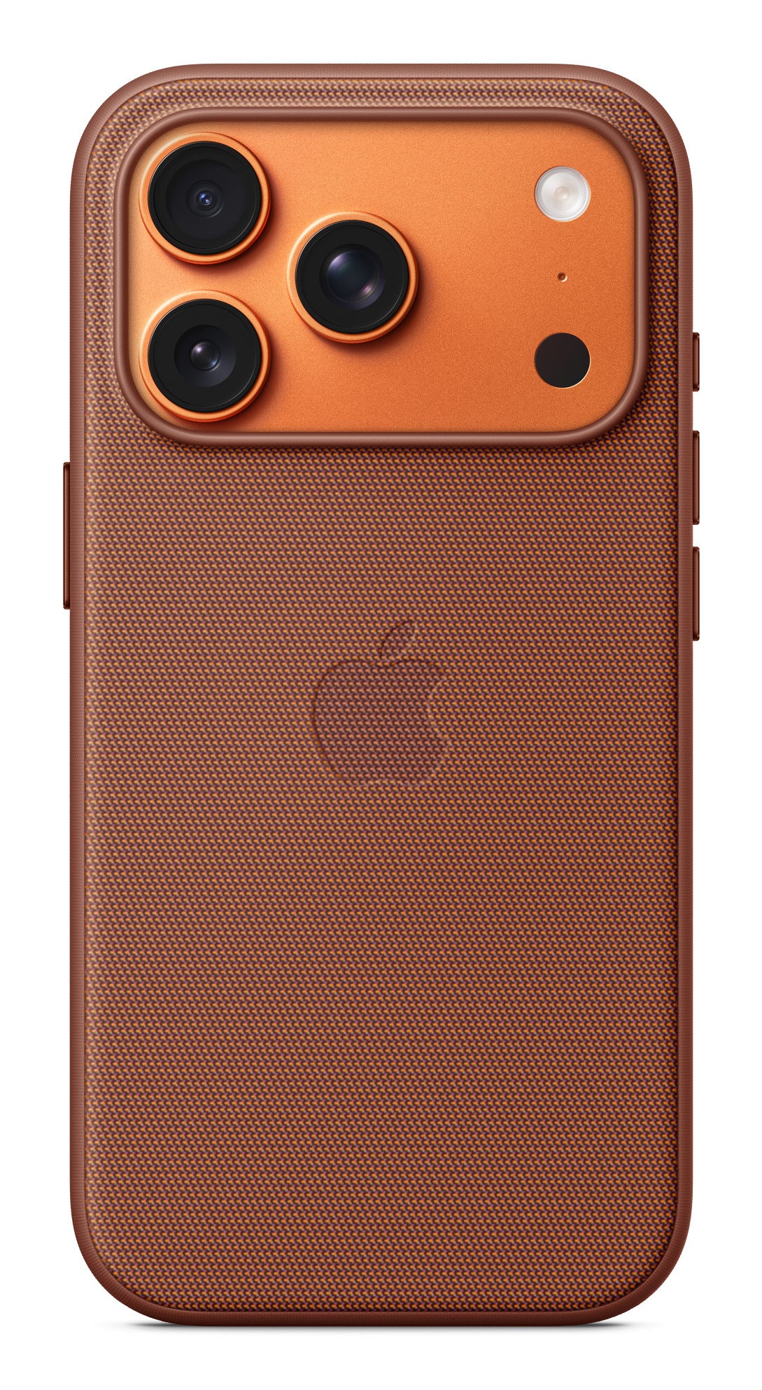 Apple Backcover – für Apple iPhone 17 Pro, MagSafe, Aluminium+Stoff+TPU, Sienna