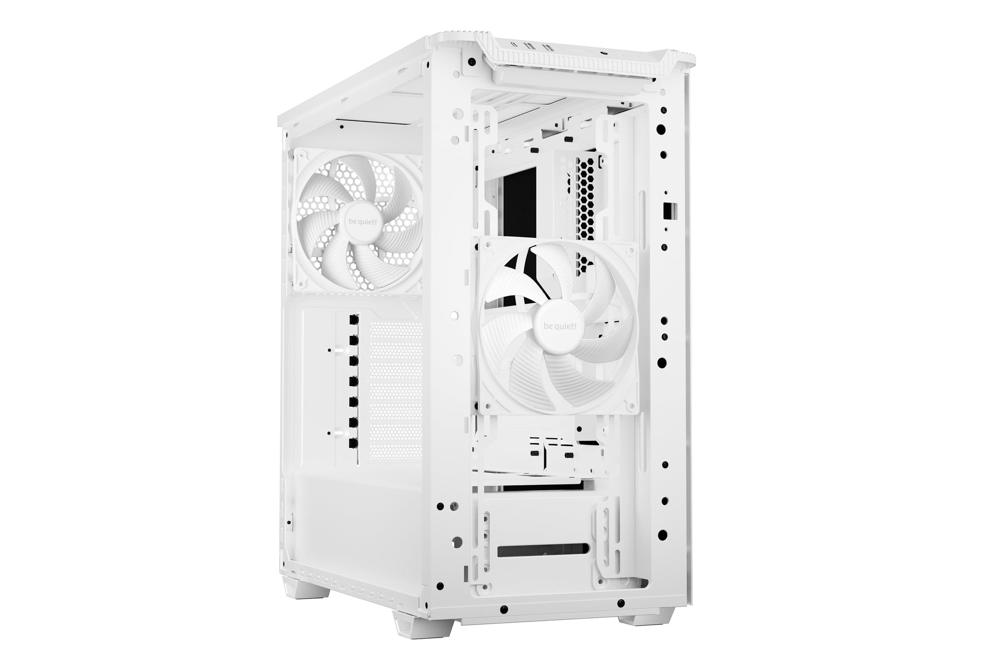 be quiet! be quiet PURE BASE 501 Airflow – Midi-Tower – Weiss, ATX/micro-ATX/Mini-ITX, CPU-Kühler max. 17,8 cm