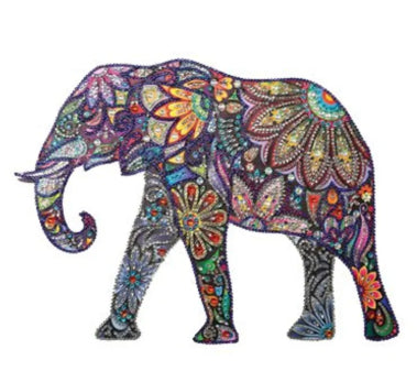 GRAINE CREATIVE Diamond-Painting-Set Elefant – 30 × 30 cm – ab 8 Jahren