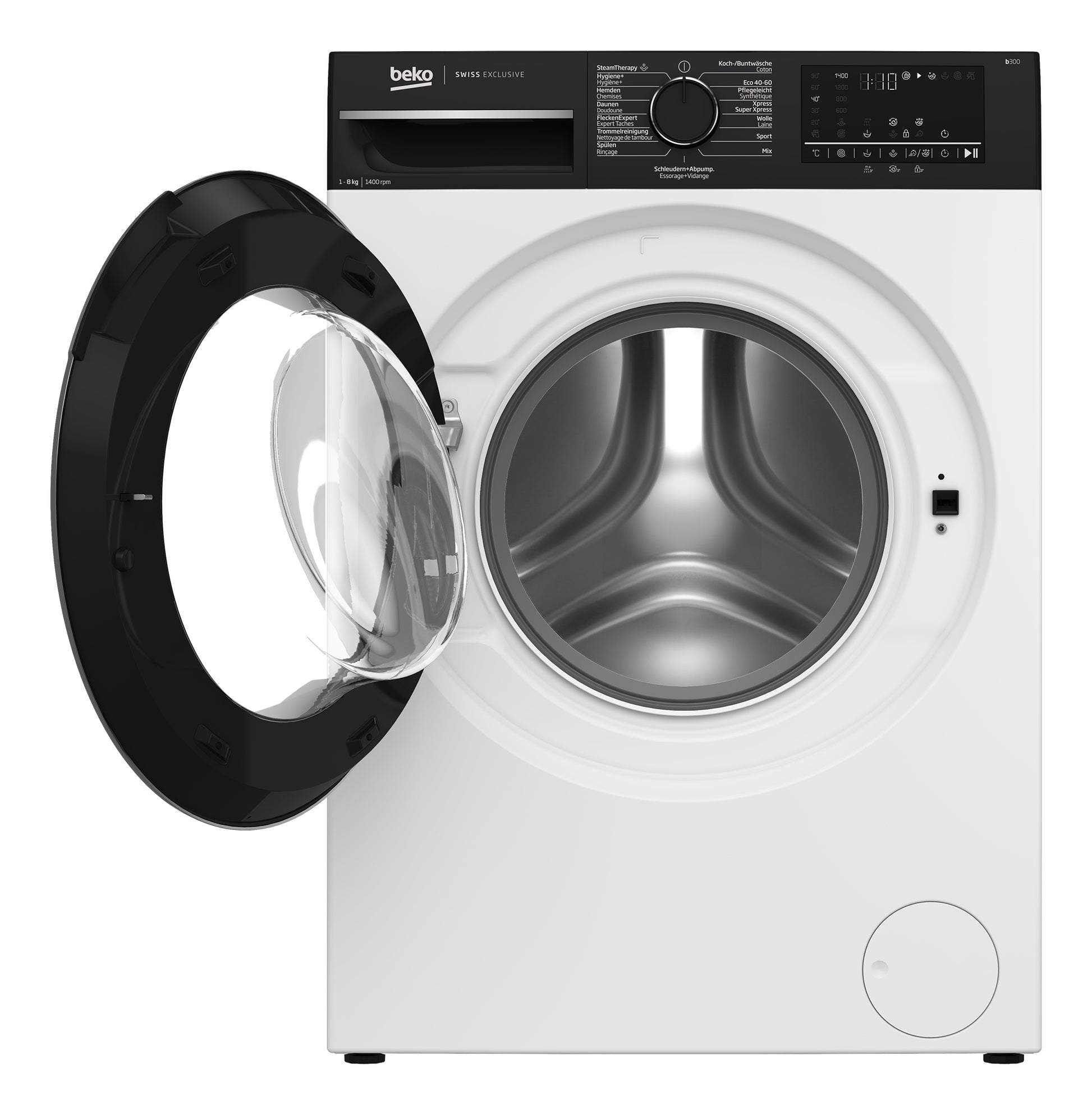 Beko Waschmaschine WM321 – 8 kg, 1400 U/min, 15 Programme – weiss