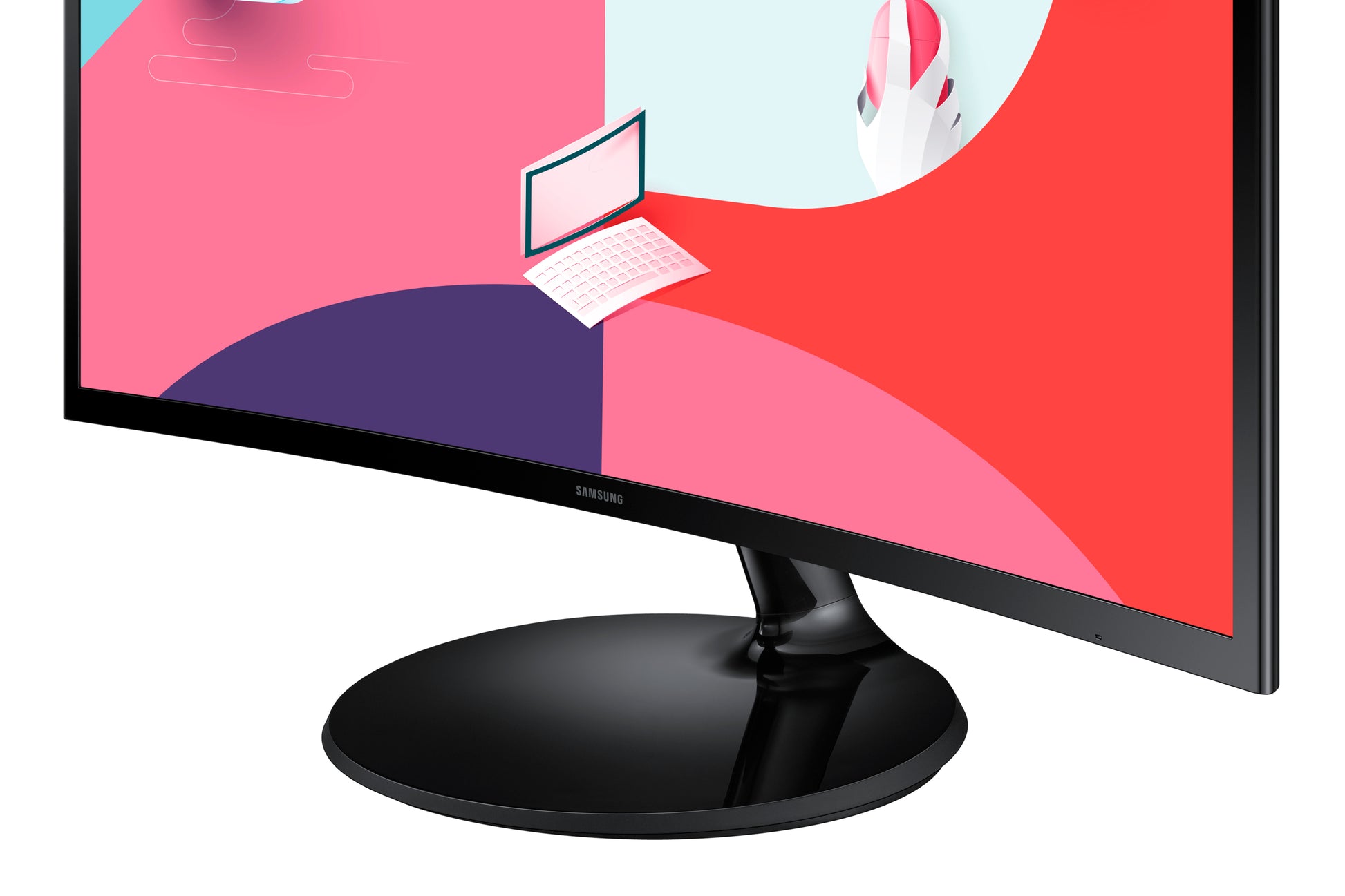 Samsung S24C364Eau – Monitor, 24" 1920 × 1080 (Full HD), VA, 75 Hz, 250 cd/m², VESA 75 × 75, Schwarz