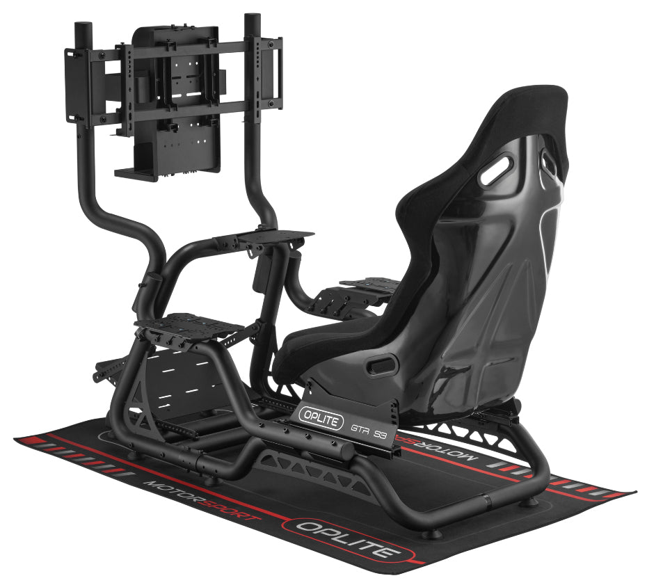 Oplite GTR S3/S8 – Monitor-Tischständer – freistehend – 1 Monitor – 50" – höhenverstellbar – Schwarz