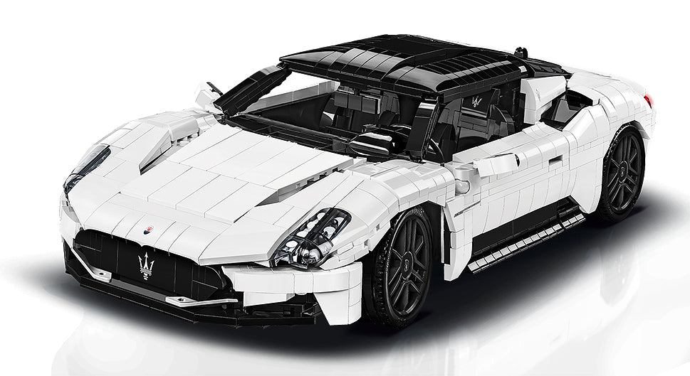 COBI Maserati MC20 Bausteine – 2269-teilig – 39 × 19 × 10,5 cm – ab 12 J. – Kunststoff, schwarz/weiss