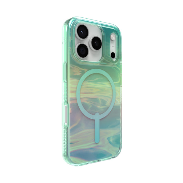 ZAGG Backcover Milan Snap – für Apple iPhone 17 Pro – Basin Iridescent Oil Slick