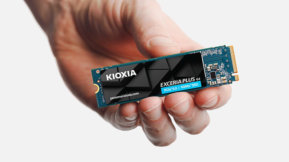 Kioxia Exceria Plus G4 – M.2 2280, NVMe (PCIe 5.0 x4), 1 TB, 10'000 MB/s lesen, 7'900 MB/s schreiben